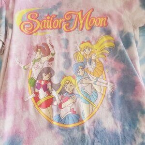 Tie Dye Sailor Moon Aesthetic Top M